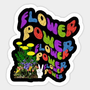 Flower Power Sticker